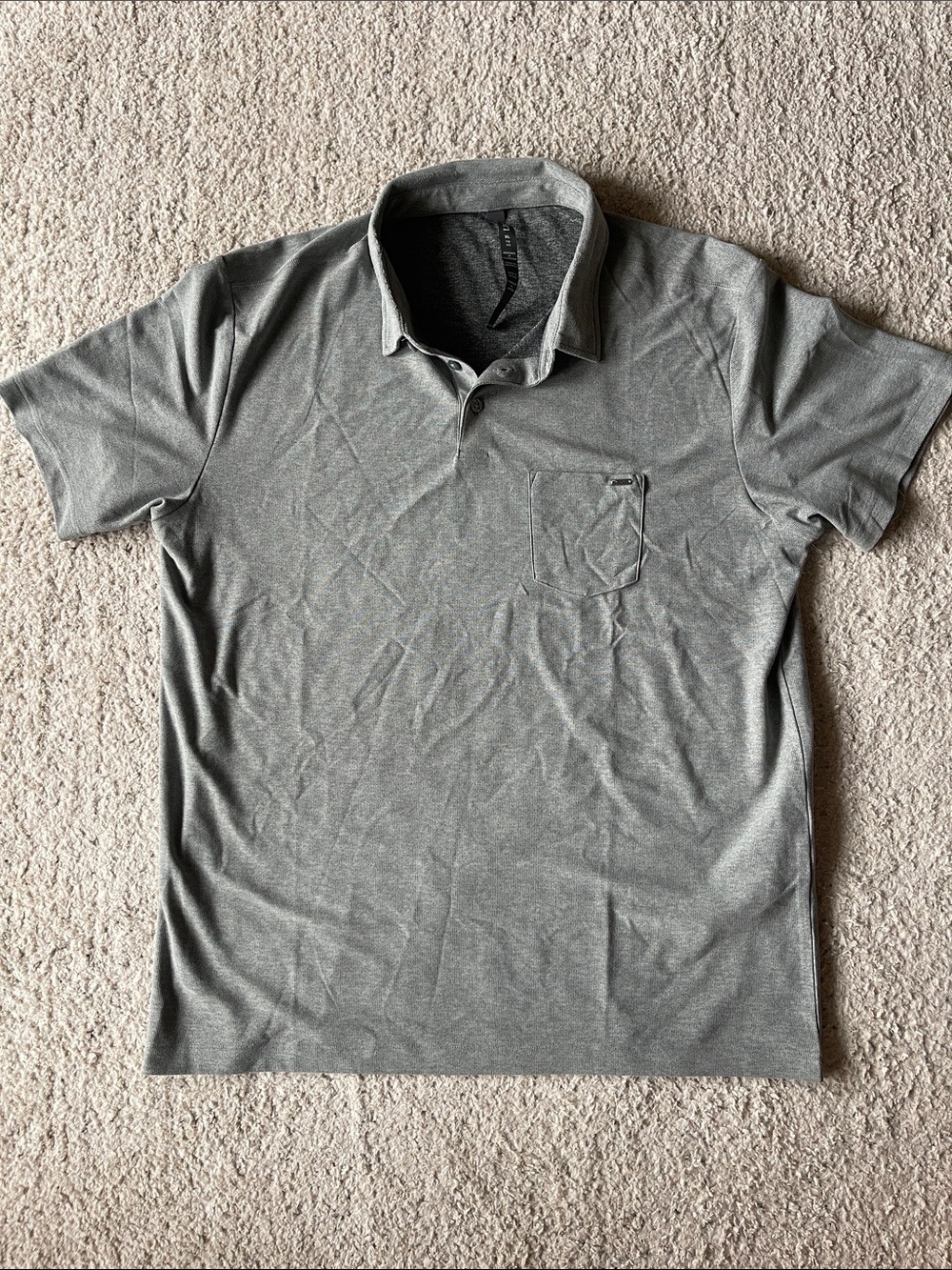 Vuori Ace Polo in Slate Rock Men’s XL - Picture 5 of 8